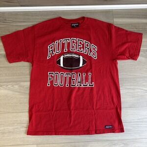 Vintage JanSport‎ Rutgers Scarlet Knights Shirt Mens L Red College Football Y2K